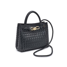Load image into Gallery viewer, Blakely Woven Crossbody: Black
