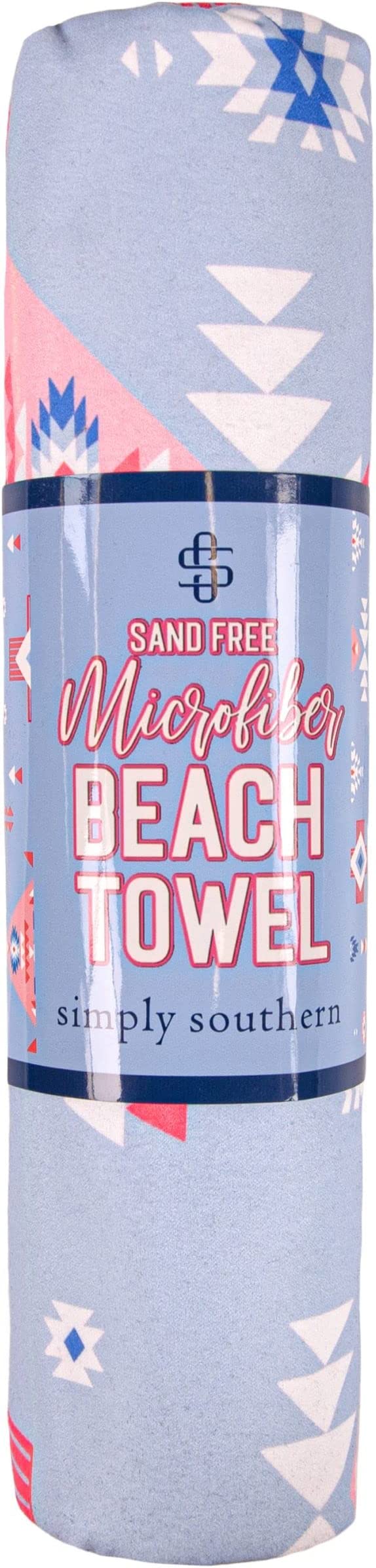 Simply Southern Microfiber Beach Towel Aztec