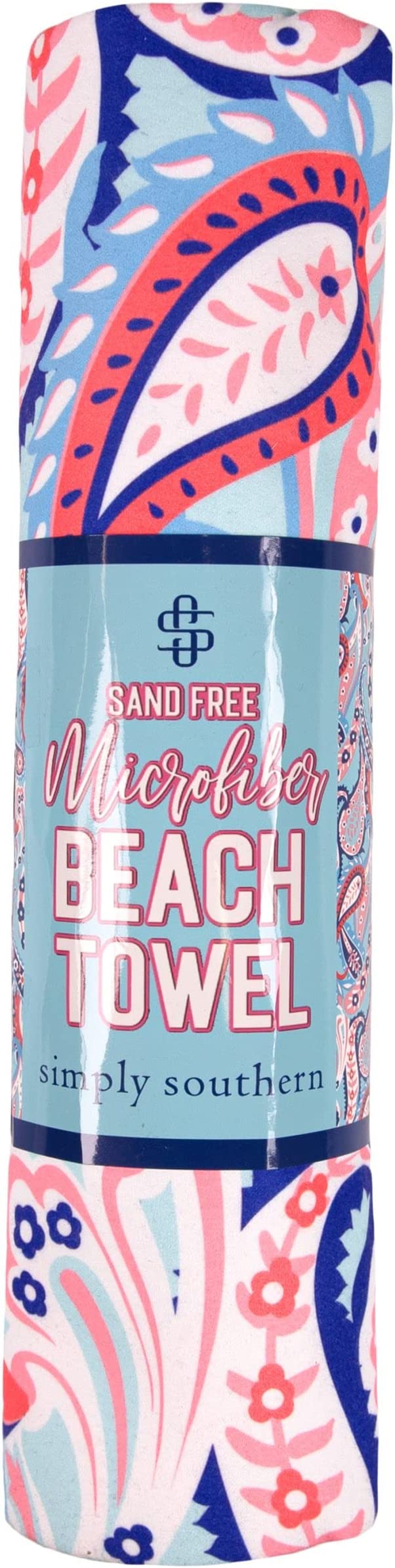 Simply Southern Microfiber Beach Towel Paisley