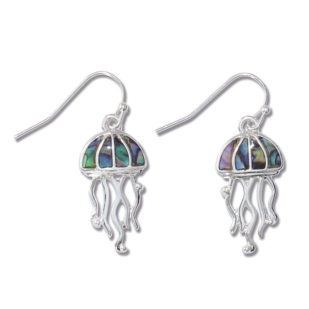 Earrings-Abalone Jellyfish