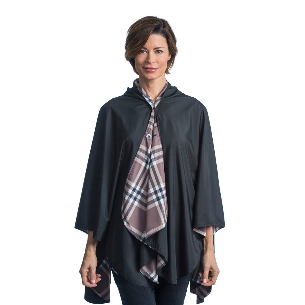 RainCaper - Black and Coco Plaid RainCaper #1 Best Seller