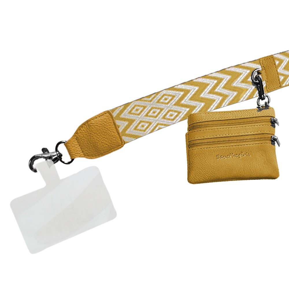 Clip & Go Strap with Pouch - Chevron Collection