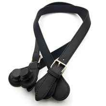 Load image into Gallery viewer, Buckle Handle- Vegan Leather Black
