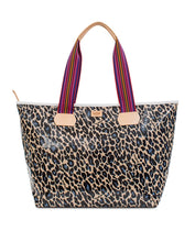 Load image into Gallery viewer, Consuela Zipper Tote, Blue Jag

