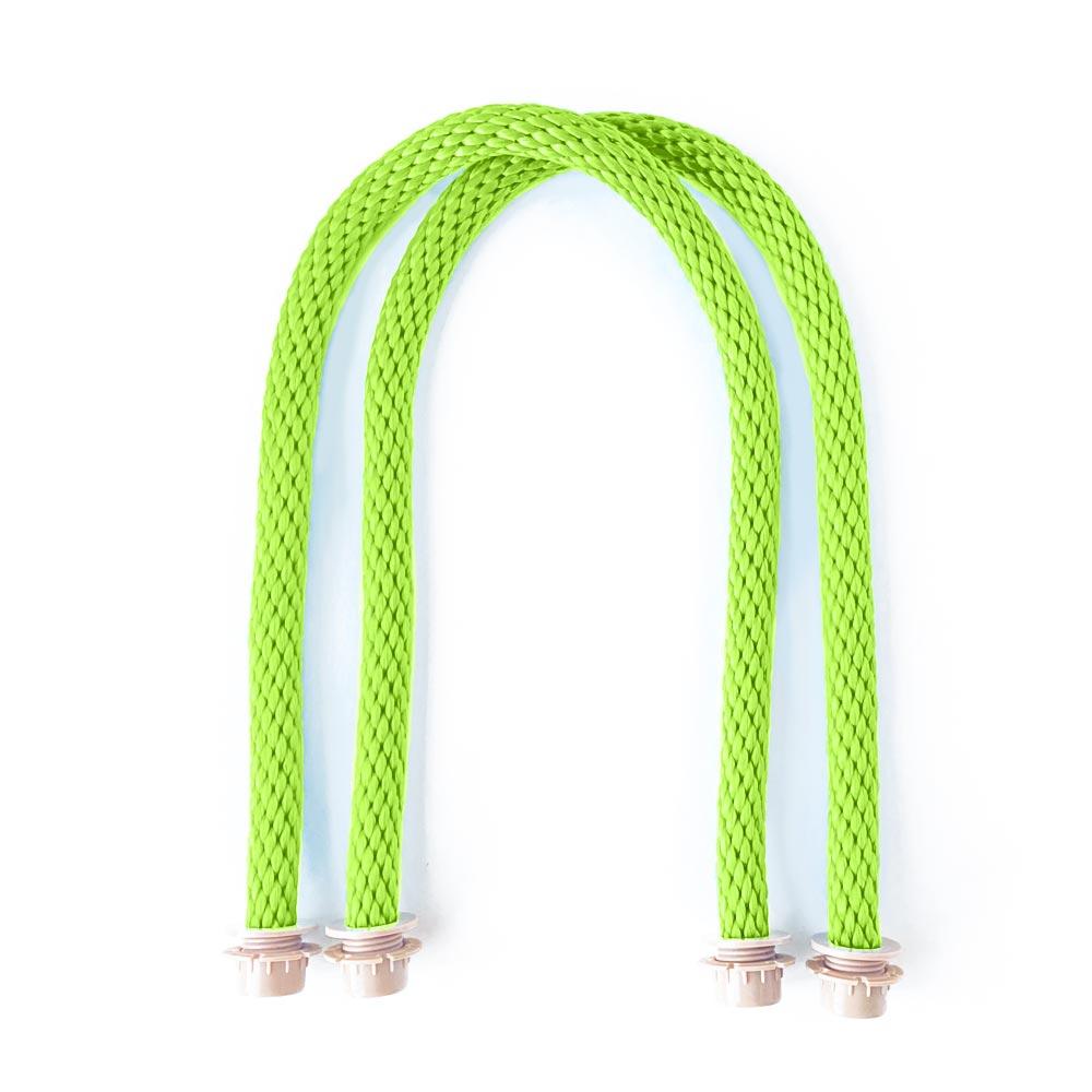 Brilliant Braided Handle Electric Lime