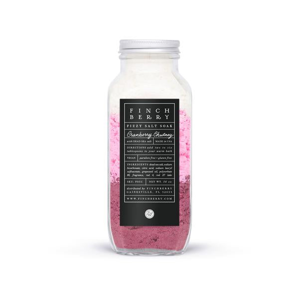FinchBerry - b. Fizzy Salt Soak - Cranberry Chutney