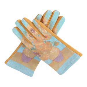 VAN GOGH SUNFLOWERS TEXTING GLOVES