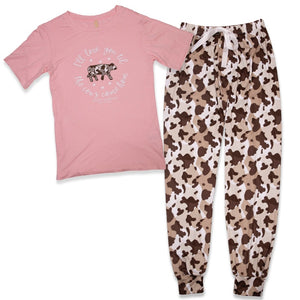 Simply Southern Cow T-Shirt Set