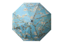 Load image into Gallery viewer, RainCaper - RainCaper van Gogh Almond Blossom Reverse Umbrella

