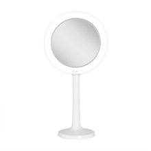 Load image into Gallery viewer, Hudson Lighted Makeup Mirror with Magnification &amp; Suction Cu: 8X/1X / Round / White
