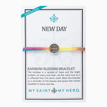 Load image into Gallery viewer, New Day Rainbow Blessing Bracelet Gold
