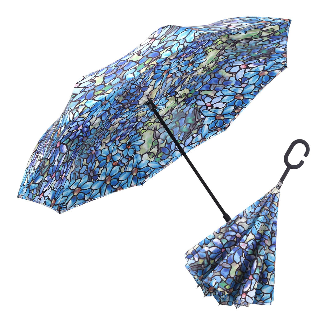 RainCaper - RainCaper Tiffany Clematis Reverse Umbrella