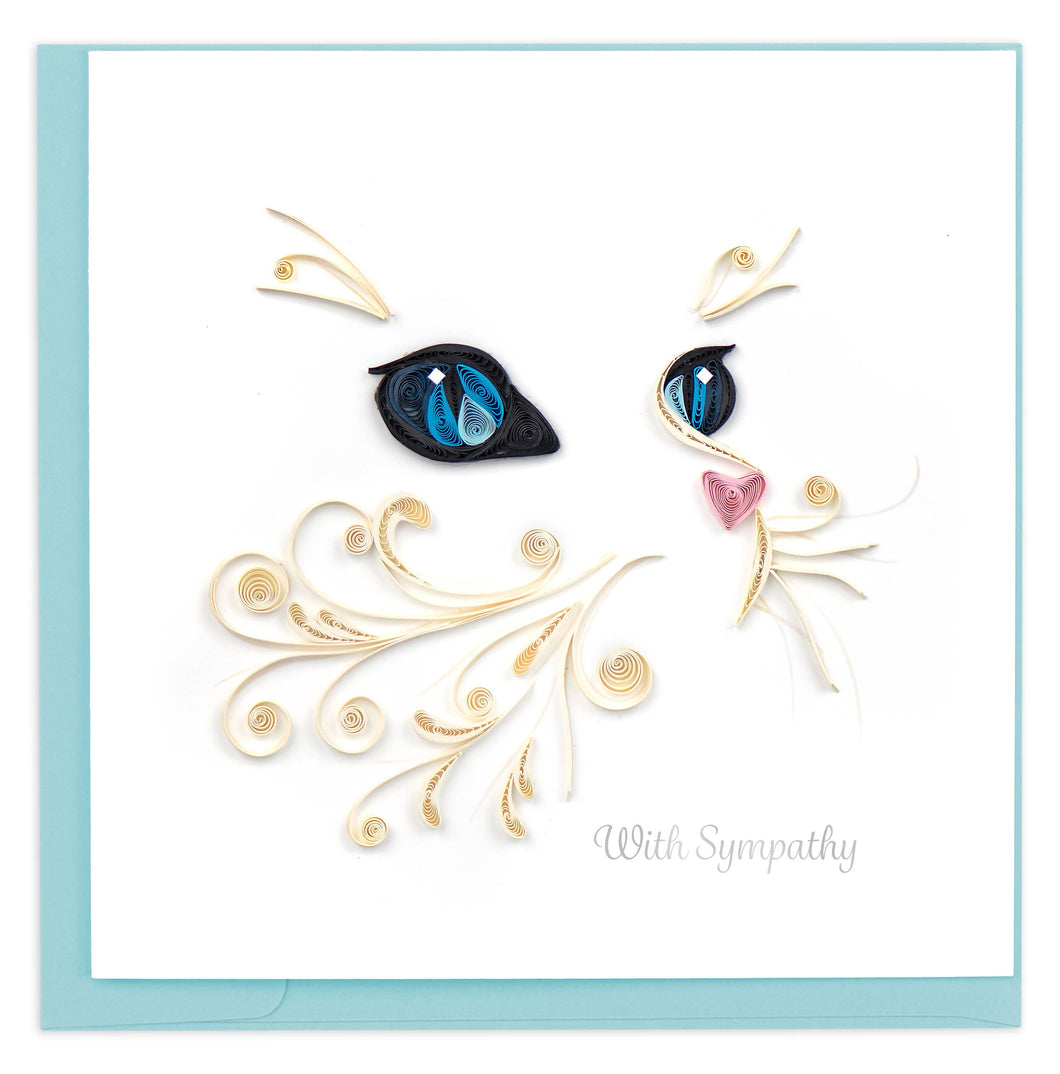 Quilling Card - Cat Sympathies