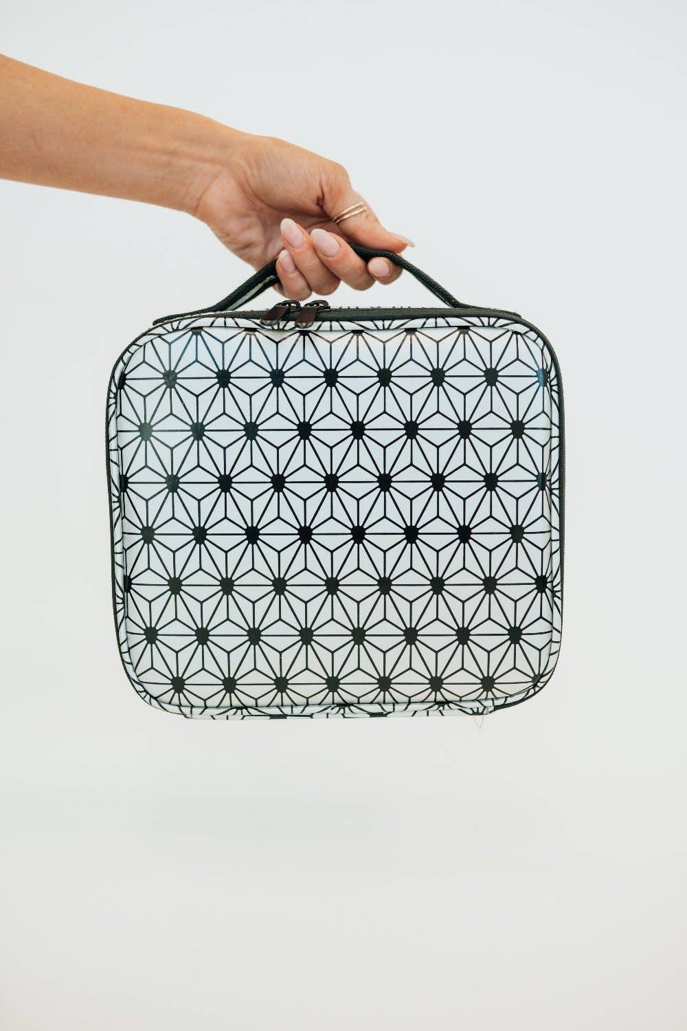 Customizable Cosmetic Case: Star Point Silver