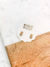Load image into Gallery viewer, Prep Obsessed Wholesale - Mini Pineapple Stud Earrings
