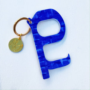 Audra Style - Hands-Free Door Opener Keychain - Blue