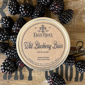 Wild Blackberry Briars - Wooden Wick Candle