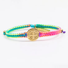 Load image into Gallery viewer, New Day Rainbow Blessing Bracelet Gold
