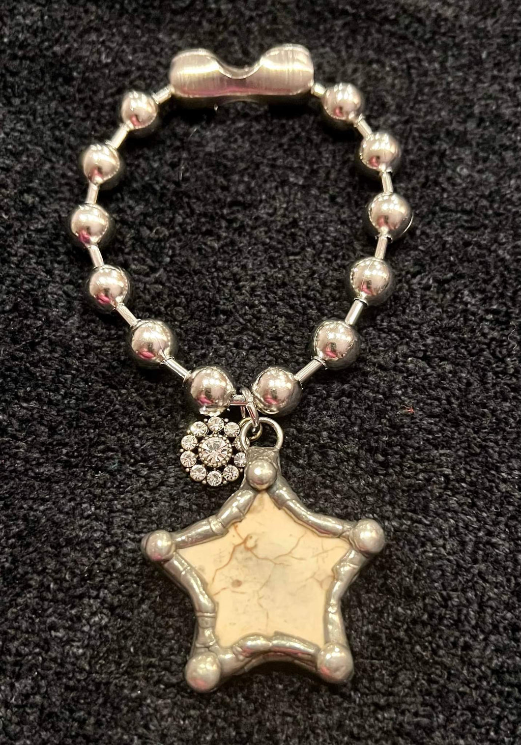 Westen Bracelet with Large Star in Stone by J. Coons